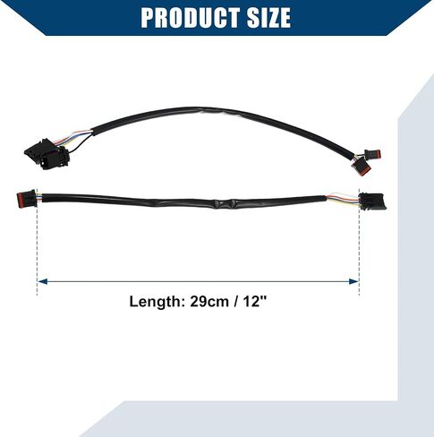 12 in Handlebar CAN Bus Circuit Wire Extension Harness for Harley Softail Dynas Electra Glide Road Glide Sportster/Handlebar Wire Extension Switch Wiring/Durable / 1 Set in Saudi Arabia
