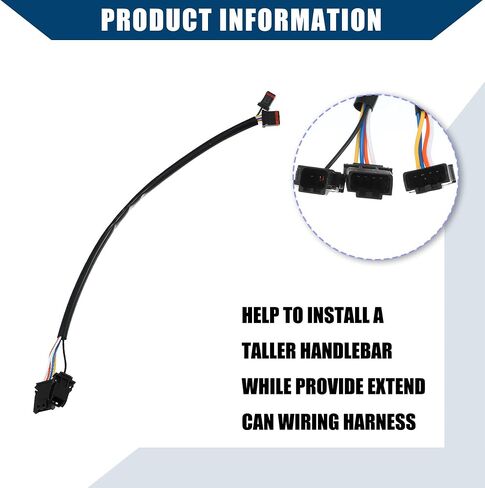 12 in Handlebar CAN Bus Circuit Wire Extension Harness for Harley Softail Dynas Electra Glide Road Glide Sportster/Handlebar Wire Extension Switch Wiring/Durable / 1 Set in Saudi Arabia