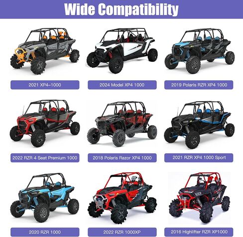 2 inch Hitch Receiver Heavy Duty Steel UTV Trailer Hitch Adapter Kit for 2014-2024 Polaris RZR XP1000 XP 4 1000 UTV ATV Accessories Parts Bolt-On Bumper Tow Hitch Extender with 5/8 Hitch Pin in Saudi Arabia