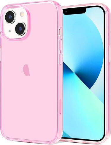 JJGoo for iPhone 13 Case Clear, Transparent Soft Shockproof Protective Slim Thin Phone Bumper Phone Cases for iPhone 13 in Kuwait