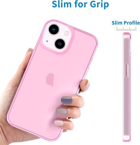 JJGoo for iPhone 13 Case Clear, Transparent Soft Shockproof Protective Slim Thin Phone Bumper Phone Cases for iPhone 13 in Kuwait