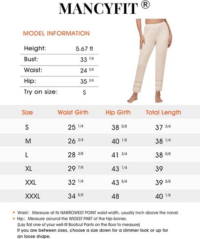 MANCYFIT Long Pettipants for Women Bottoms Culotte Bloomers Lace Snip-it Pantaloons in Saudi Arabia