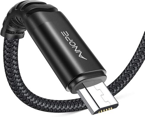 AINOPE Android Micro USB Cable Charger 2 Pack 3.3FT لكابل شحن Samsung Galaxy S7، سلك شاحن الهاتف متوافق مع Samsung Galaxy S6، J7 Edge Kindle Note 5 مادة النايلون المتينة in Kuwait