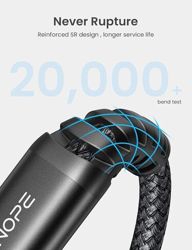 AINOPE Android Micro USB Cable Charger 2 Pack 3.3FT لكابل شحن Samsung Galaxy S7، سلك شاحن الهاتف متوافق مع Samsung Galaxy S6، J7 Edge Kindle Note 5 مادة النايلون المتينة in Kuwait