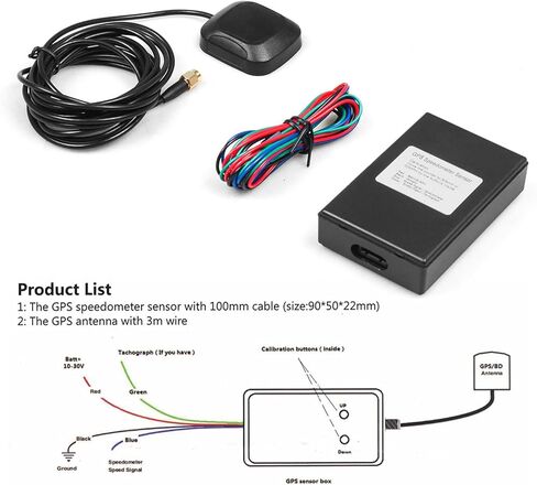 العالمي GPS سرعة المرسل عداد السرعة الاستشعار محول لسيارة شاحنة قارب GPS عداد السرعة مقياس متر in Kuwait
