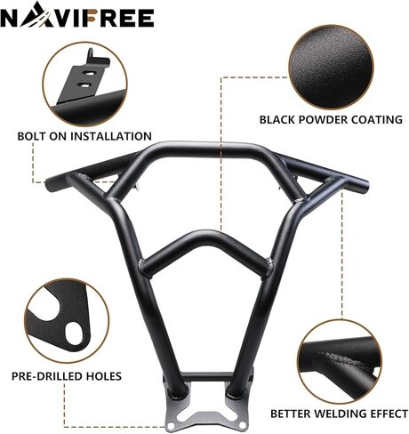 واقي فرشاة المصد الخلفي متوافق مع Honda Talon 1000 R/X 2022-2024 | مصنوعة من أنابيب فولاذية شديدة التحمل | طبقة خارجية مقاومة للطاقة | LK-HRG-001 in Kuwait