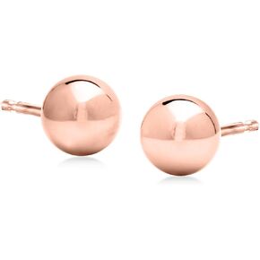 Ross-Simons 6mm 14kt Rose Gold Ball Stud Earrings