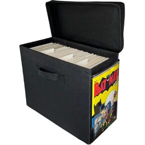 Comic Vision Comic Book Storage Box and Comic Book Display [Patent Pending] - Removeable, enclosed top