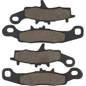Front Brake Pads for Kawasaki Prairie 650 4x4 KVF650 2002-2003 Brute Force 650 KVF 650 2005-2011 Prairie 700 KVF700 Team Green 2004-2009 KFX700 2004-2009 KFX450R 2008-2014