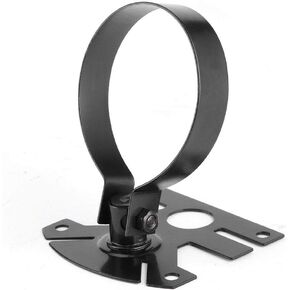 Gauge Mount Bracket, 2in/52mm Single Hole Gauge Mount Bracket Iron Meter Holder Car Refitting Black