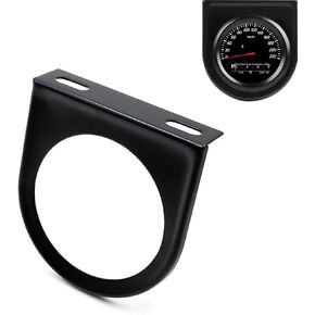 1 PC Car Gauge Modification Bracket, 2.1"/54mm Single Hole Instrument Frame Pod Mounting Box Holder, Iron Rust-Proof and Stable Holder, Universaal Automobile Interior Accessories (Black)