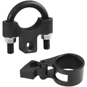 QISF 2Pcs Inner Tie Rod Removal Tools, 3/8" Low-Profile Inner Tie Rod Tool + 27-42mm Tie Rod Removal Tool with 1/2" Drive, Universal Car Truck Inner Tie Rod Removal and Installation