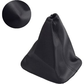 Car Shift Gear Stick Handbrake Cover Manual Shift Boot Black Leather Boot Cover Case for to-yo-ta Co-Rolla 2007 2008 2009 2010 2012 2013