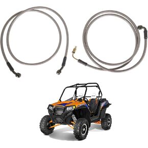 Extended Front & Rear Brake Lines Replacement for RZR 800/S 800/4 800/XP 900/570/XP 4 900