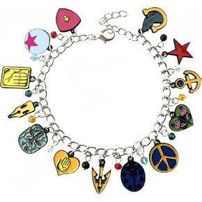 JoJos Bizare Adventu Bracelet Metal Anime Gifts Charm Chain for and Women