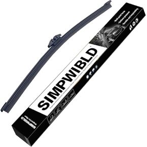 SIMPWIBLD Wiper Blades Premium All-Seasons Durable Stable And Quiet OEM Quality Rear Windshield Wipers 15" (Set of 1)