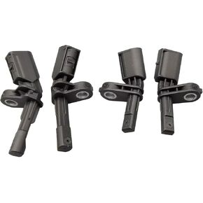 Front Rear ABS Wheel Speed Sensor Left & Right for Volkswagen VW Passat Jetta Tiguan Beetle GTI EOS Golf CC, Audi A3 TT 2006-2018, Replaces ALS467 ALS430 ALS469, Pack of 4