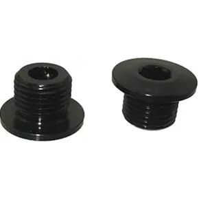 Upgraded Front Fork Axle Nut for Sur Ron Light Bee S/X Talaria Sting L1E/X160/X260, CNC Aluminum Alloy Anti-Rust Durable Front Wheel Axle Cap Screws Cover (Black, Front Fork Axle Nut)
