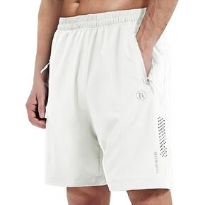 Mens Athletic Shorts -Running, Tennis Gym Workout Shorts for Men 5"/7"/9"- Comfort, Lightweight, 3 Zippered Pockets
