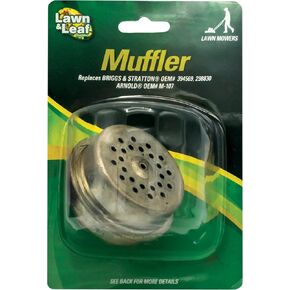 FORESTER Small Engine Muffler - Super Quiet Lawn Mower Muffler Replacement Lawn Mower Engine Muffler Briggs and Stratton Muffler 1/2 Inch Pipe Threaded Muffler 3-4 Horsepower Engine Mufflers