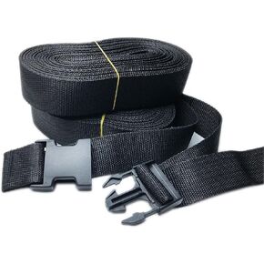 Upgraded Version 2PCS RV Cover Tie Down Straps, 40FTx1.5Inch Heavy Duty Lashing Straps Adjustable Cam Buckle Tie-Down Straps for RV & Trailer Covers