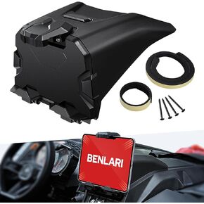 Benlari X3 Electric Device Tablet Holder,Tablet Mount Storage Box Compatible with 2017-2024 Can Am Maverick X3 Max DS MR RC Turbo R Accessories Replacement for 715002874