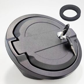 استبدال غطاء غطاء خزان الغاز لباب حشو الوقود لعام 2018 2019 2020 2021 2022 2023 Jeep Wrangler JL & Unlimited (لا تناسب TJ JK)(ABS + الألومنيوم + المفتاح)، OEM#82215123 in Kuwait