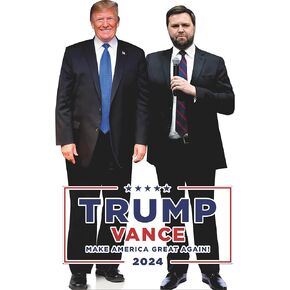 H38198 Trump and JD Vance Cardboard Cutout Standee Standup