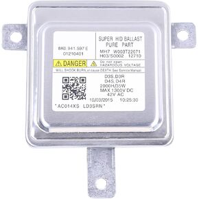 HID Headlight Ballast for Audi A1 A3 A3 Quattro A4 A4 Quattro A5 A5 Quattro A6 A6 Quattro A7 Quattro A8 Quattro Q3 Q3 Quattro Q5 Q7 8K0941597E W003T22071 Xenon Ballast Control Module