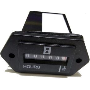 12v to 60v Truck Tractor Diesel Outboard Engine Hour Meter Rectangular