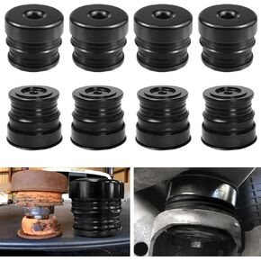 8PCS Silicone Body Mount Kit Compatible with 2008-2016 F-250 F250 F-350 F350 Crew Cab Superior Silicone Cab Mount Bushings Improve Bumpy Ride Durable Components Outperforms OEM and PU Mounts