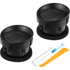 X AUTOHAUX 2 Pcs Dashboard Louver AC Heater Air Vent 9L3Z19893AA Front Interior AC Vent Duct Louvre for Ford F150 Lobo 2009-2014