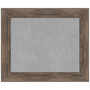 Amanti Art Framed Magnetic Board (25 x 21) Hardwood Mocha Magnet Board, Small Magnetic Bulletin Board for Office Decor, Mudroom, Kitchen or Organization Drop Zone from WI, USA