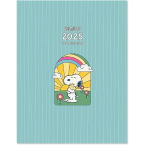 2025 PEANUTS® مخطط مكتب وتقويم، مقاس 8.5 بوصة × 11 بوصة مغلق، مقاس 11 بوصة × 17 بوصة مفتوح، تقاويم شهرية كبيرة بجودة مكتبة كبيرة للمطبخ والمكتب، حسب التيار in Kuwait