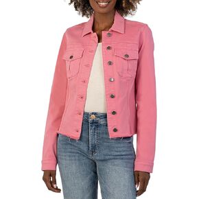 KUT from the Kloth Women's Kara Jacket-No Wst with Frayed Hem