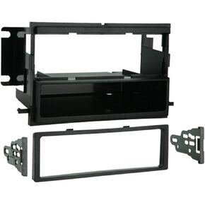 Metra Electronics 99-5808 Single DIN Installation Multi-Kit for Select 2004-up Ford/Mercury Vehicles (Black), Silver