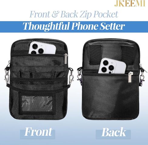 Nurse Fanny Pack with Medical Gear Pockets, Utility Medical Nurse Pouch for Women, Nurse Bags for Work with 2 Adjustable Straps, Student and Nurse Use,Black in Saudi Arabia