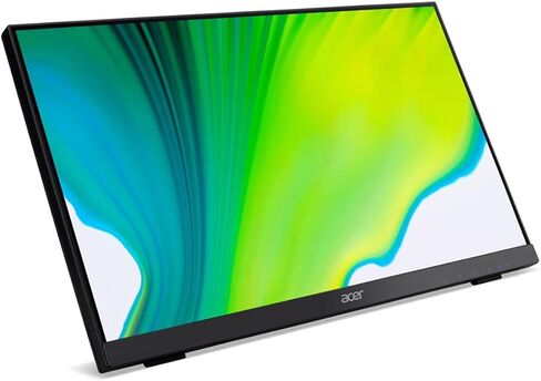 شاشة لمس Acer UT241Y bmiuzx مقاس 23.8 بوصة عالية الدقة (1920 × 1080) بدون إطار IPS مع حامل قابل للإمالة بمفصلات مزدوجة (USB 3.1 Type-C، ومنافذ HDMI وVGA)، أسود in Saudi Arabia