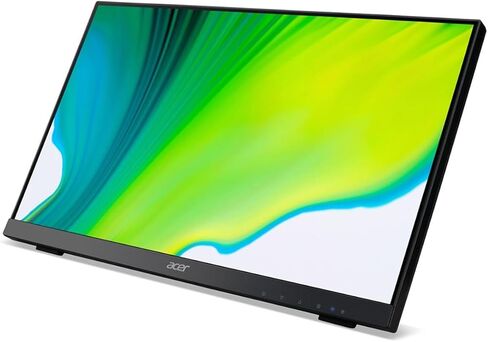 شاشة لمس Acer UT241Y bmiuzx مقاس 23.8 بوصة عالية الدقة (1920 × 1080) بدون إطار IPS مع حامل قابل للإمالة بمفصلات مزدوجة (USB 3.1 Type-C، ومنافذ HDMI وVGA)، أسود in Saudi Arabia