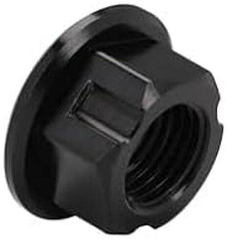 Upgraded Front Fork Axle Nut for Sur Ron Light Bee S/X Talaria Sting L1E/X160/X260, CNC Aluminum Alloy Anti-Rust Durable Front Wheel Axle Cap Screws Cover (Black, Front Fork Axle Nut) in Saudi Arabia