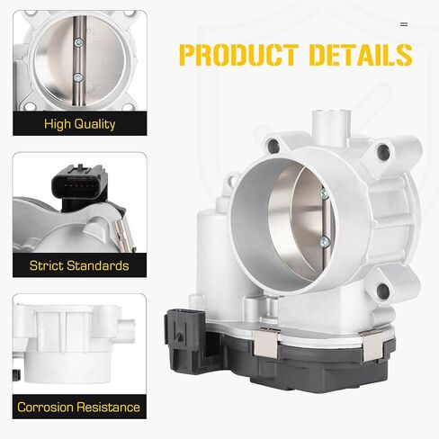 Electric Throttle Body Fit for Chrysler 200 2015-2017 2.4L, Fit for Dodge Dart 2013-2016 2.0L 2.4L, Fit for Fiat 500X 2016-2018 2.4L, Fit for Jeep Cherokee 2014-2019 67-7014 337-05509 4891970AB in Saudi Arabia