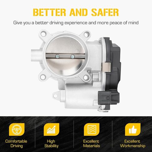 Electric Throttle Body Fit for Chrysler 200 2015-2017 2.4L, Fit for Dodge Dart 2013-2016 2.0L 2.4L, Fit for Fiat 500X 2016-2018 2.4L, Fit for Jeep Cherokee 2014-2019 67-7014 337-05509 4891970AB in Saudi Arabia