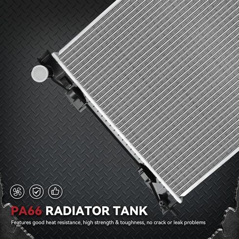 YITAMOTOR Radiator Compatible with 2008-2017 2018 2019 2020 Dodge Grand Caravan 2008-2015 2016 Chrysler Town & Country 2009-2014 VW Routan 2012-2015 Ram C/V 3.3L 3.6L 3.8L 4.0L V6 OE Style Radiator in Saudi Arabia