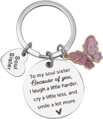 Womens Birthday Christmas Gifts for Teen Girls Mom Aunt Daughter in law Cousins Keychain for Friend Sister Female in Saudi Arabia