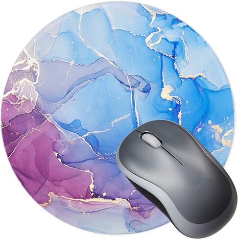 Round Mouse Pad Non-Slip Rubber Base Mousepad with Stitched Edge Washable Small Mouse Mat 7.9 x 7.9 Inch for Computer, Laptop, Home, Office(You Got it Girl) in Saudi Arabia