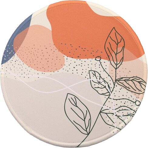 Round Mouse Pad Non-Slip Rubber Base Mousepad with Stitched Edge Washable Small Mouse Mat 7.9 x 7.9 Inch for Computer, Laptop, Home, Office(You Got it Girl) in Saudi Arabia