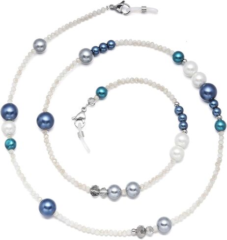 Glasses Chain for Women, Eyeglasses Chain Beaded Sunglasses Holder Around Neck Eyewear Strap Sunglass Chain for Women in Saudi Arabia