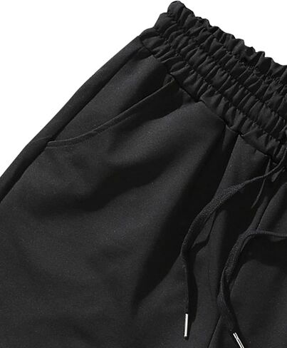 GORGLITTER Men's Cartoon Graphic Running Workout Shorts Drawstring Waist Track Shorts with Pockets Light Blue Small in Kuwait