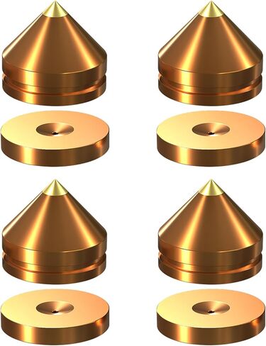 Hi-end Speaker Isolators Stand Feet Base Mats HiFi Speaker Spike Pads Aluminum Shock Absorber Vibration Dampener Audio Resonance Reducer for Subwoofer CD Record Player Amplifier Turntables in Saudi Arabia