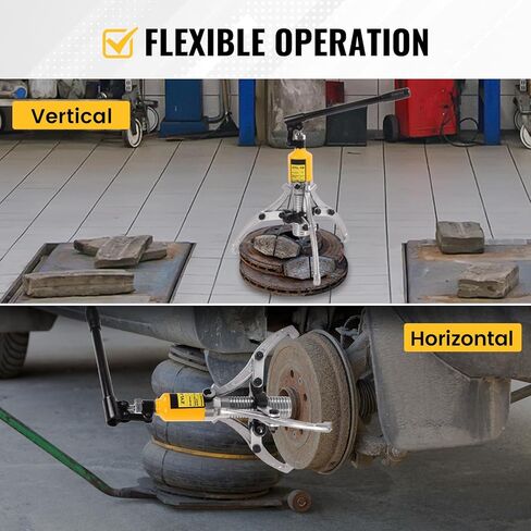 أداة سحب تروس هيدروليكية 10 طن 2 أو 3 فكي محور ساحبة 9.84 بوصة مجموعة أدوات سحب هيدروليكية الفك مع علبة أدوات سحب فاصل هيدروليكي مع علبة لدوارات محور عمود السيرة الذاتية in Kuwait